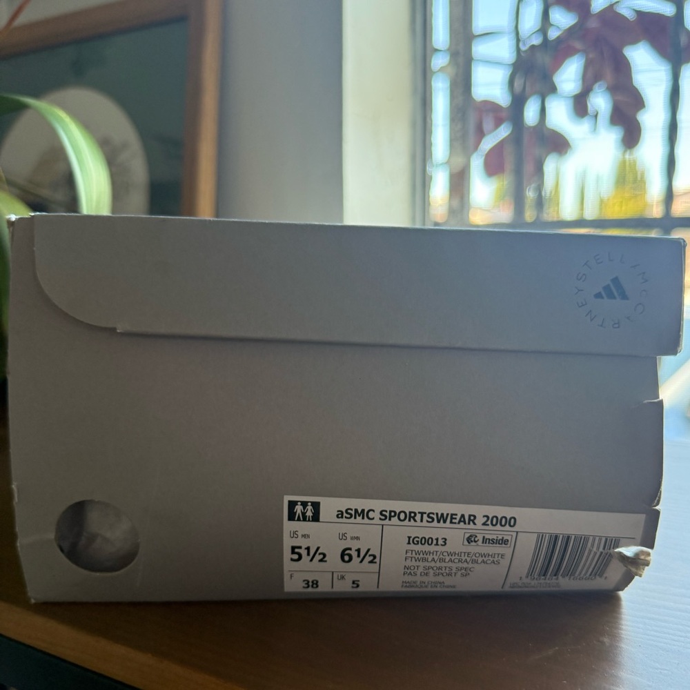 Adidas by Stella McCartney SPW 2000 Sneaker, White 6.5 - Picture 9 of 15